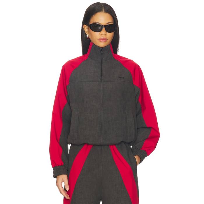Msgm 【 Track Jacket Women Iron 】 貨物自動車上衣 レディース