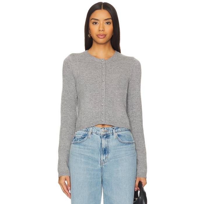 House Of Harlow 1960 【 X Revolve Leonora Cardigan Women Grey 】 ジレー レディース 薄墨色 薄墨色