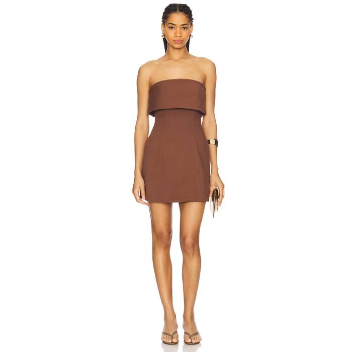 Misha 【 Jemma Mini Dress Women Espresso 】 ドレス レディース｜スニケス