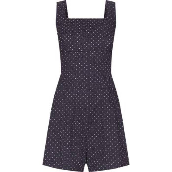 Weworewhat 【 Corset Romper Women Navy \u0026Amp; White Multi 】 ロンパース レディース 紺色 米国海軍 白いこと 白いこと