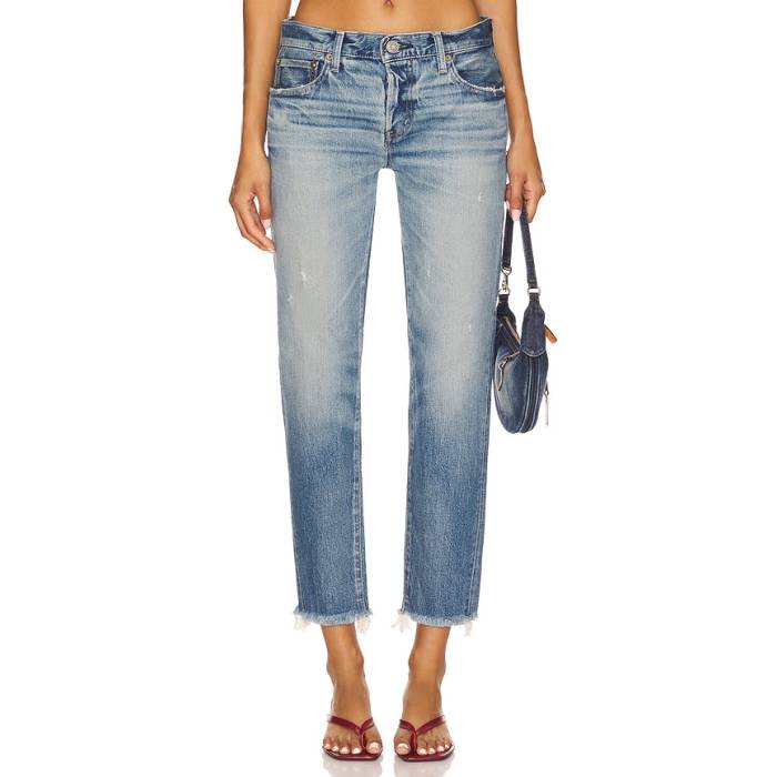 Moussy Vintage 【 Bretton Tapered Women Light Blue 】 レディース 青色 ブルー