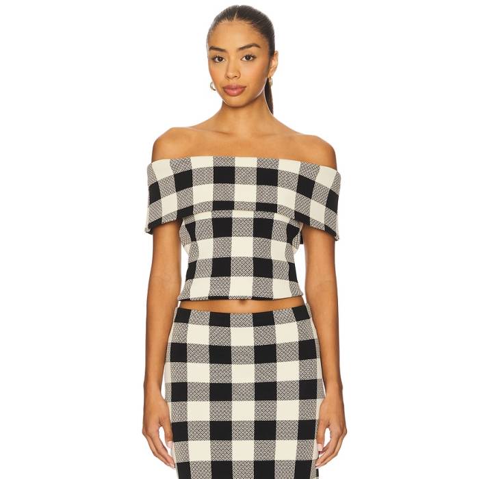 Posse 【 Pippa Strapless Top Women Heritage Plaid 】 レディース