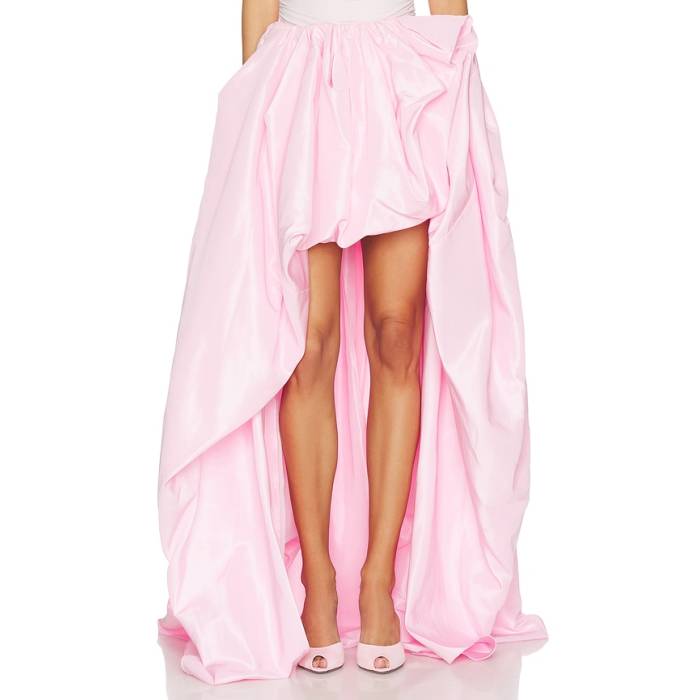Aknvas 【 Jami Tafeta Skirt Women Rose 】 レディース Rose サクラ色