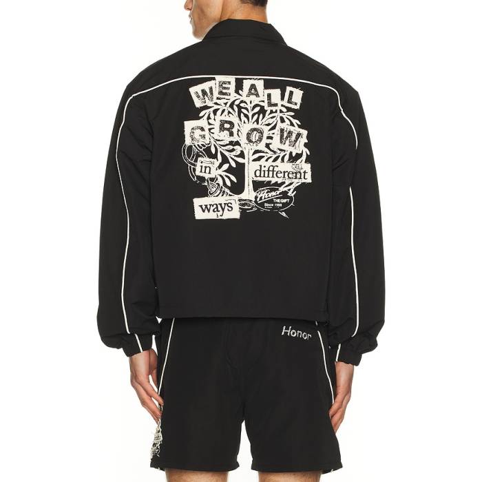 Honor The Gift 【 Growth Track Jacket Men Black 】 トラック Jacket ジャケット メンズ 黒色 ブラック|スニケス