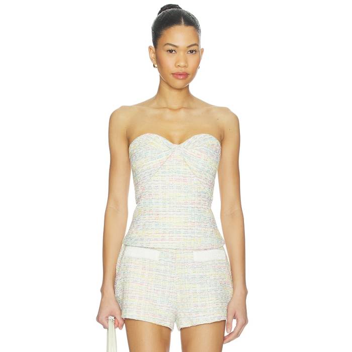 アマンダアプリチャード Amanda Uprichard 【 Soho Top Women Angelica Tweed 】 レディース