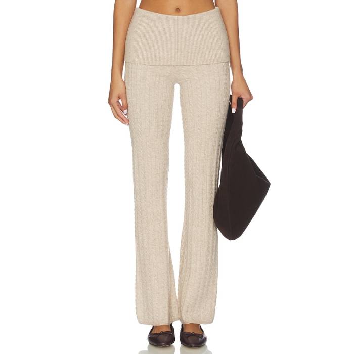 Lovers And Friends 【 Paulina Lounge Knit Pant Women Oatmeal 】 編み物 ズボン下 レディース