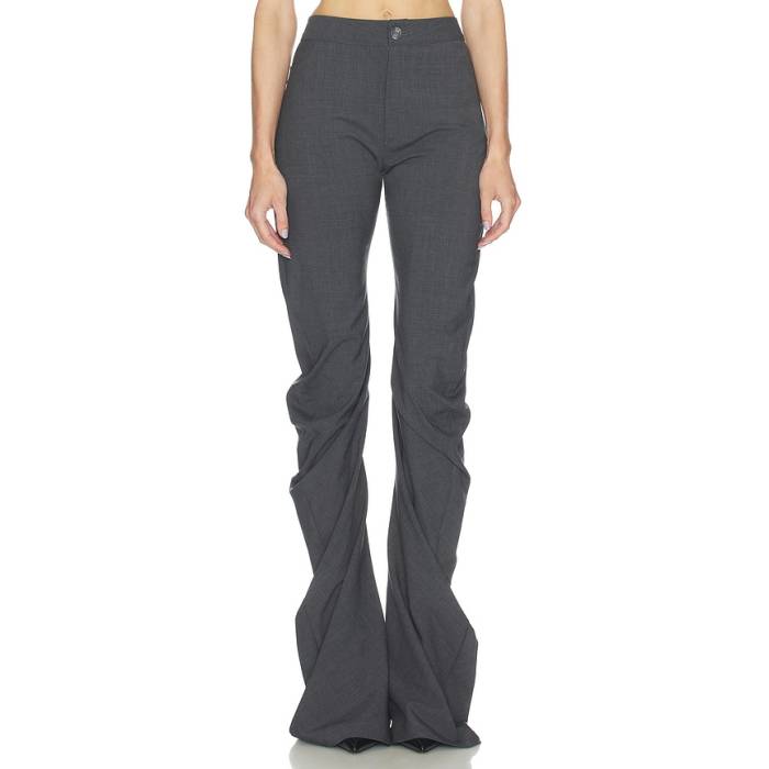 Jade Cropper 【 Twisted Trouser Women Dark Grey 】 レディース 灰色 グレー｜スニケス