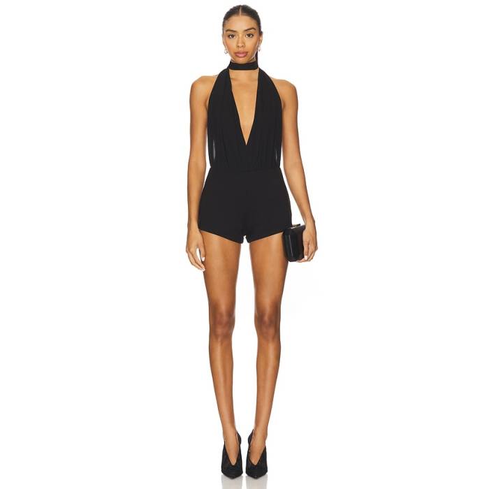 Nbd 【 The Ravee Romper Women Black 】 ロンパース レディース 黒いこと 黒いこと