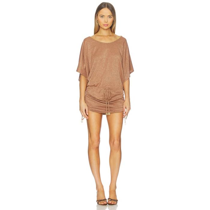 ルリファマ Luli Fama 【 South Beach Dress Women Brown Story 】 ドレス レディース 茶色 ブラウン|スニケス
