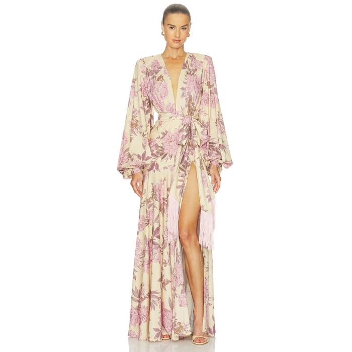 Bronx And Banco 【 Magnolia Carmen Gown Women Blush Multi 】 レディース