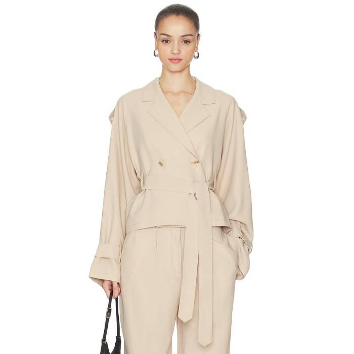 Aya Muse 【 Soli Jacket Women Macadamia 】 Jacket 上衣 レディース