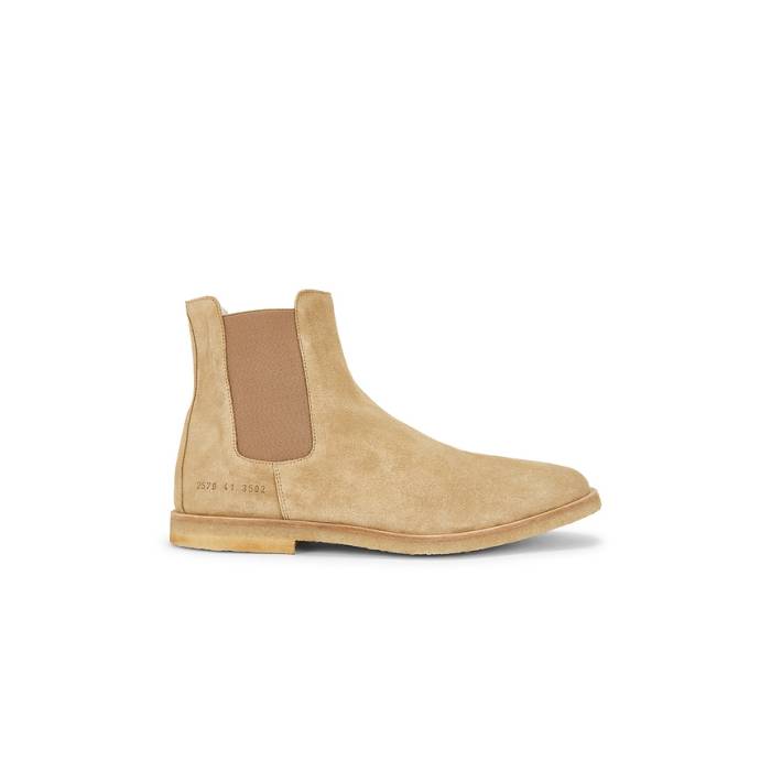 コモンプロジェクト Common Projects 【 Suede Chelsea Boot Men Beige 】 スエード・スウェード ブーツ メンズ ベージュ