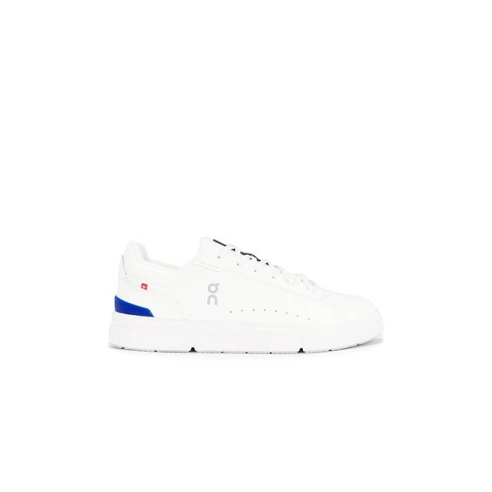 オン On 【 The Roger Advantage Tennis Shoe Men White \u0026Amp; Indigo 】 庭球 メンズ 白いこと 白いこと 藍色・インディゴ
