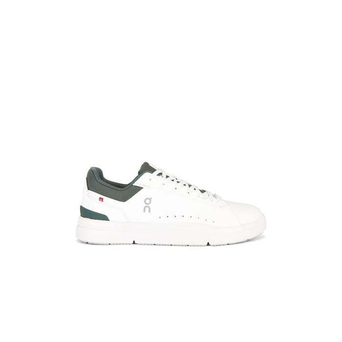 オン On 【 The Roger Advantage Sneakers Men White \u0026Amp; Olive 】 メンズ 白いこと 白いこと olive オリーブ