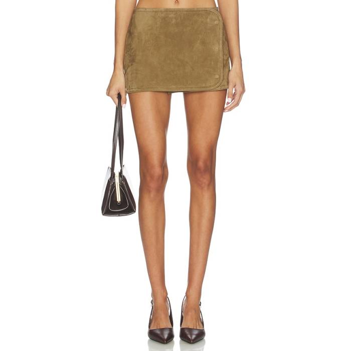 Eaves 【 Bette Suede Mini Skirt Women Toffee 】 スエード・スウェード レディース|スニケス