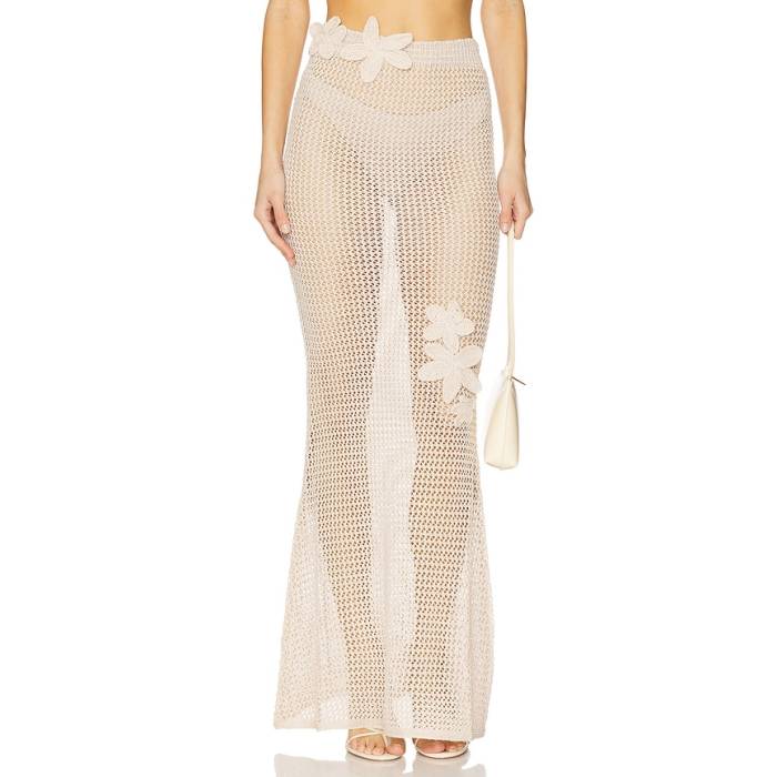 Bananhot 【 Yoko Skirt Women Knitted Sand 】 レディース 砂色・サンド|スニケス