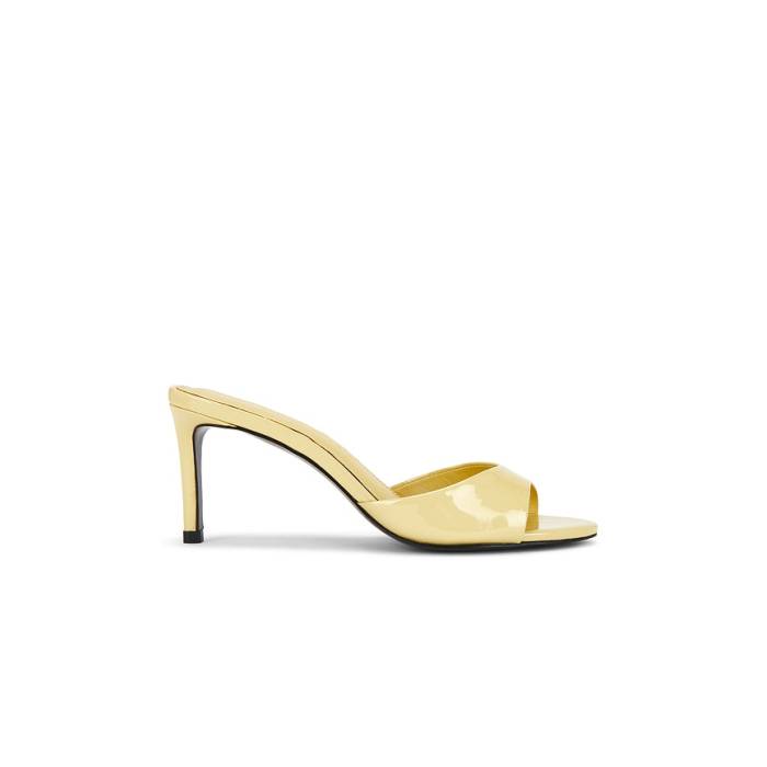 Black Suede Studio 【 Freddie 65 Mule Women Sunflower Patent Leather 】 レディース 専売特許 なめし革