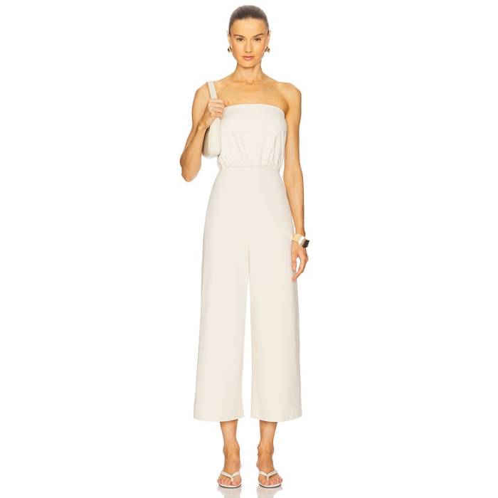 スサナモナコ Susana Monaco 【 Jumpsuit Women Blanched Almond 】 飛び降りる背広 レディース