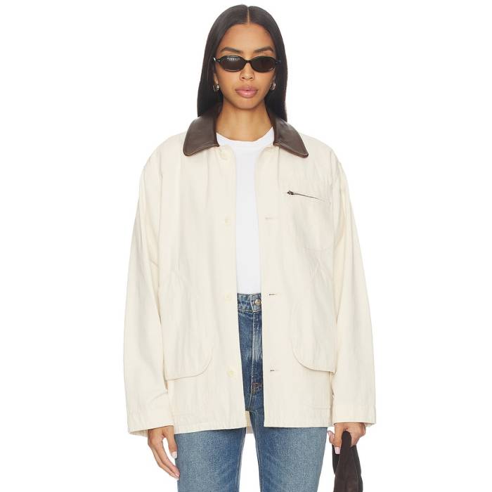 The Great 【 The Barn Jacket Women Natural 】 Jacket 上衣 レディース 自然的