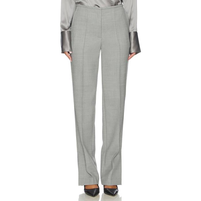 ヘルムートラング Helmut Lang 【 Low Rise Trouser Women Light Grey Melange 】 ライズ レディース 灰色 グレー