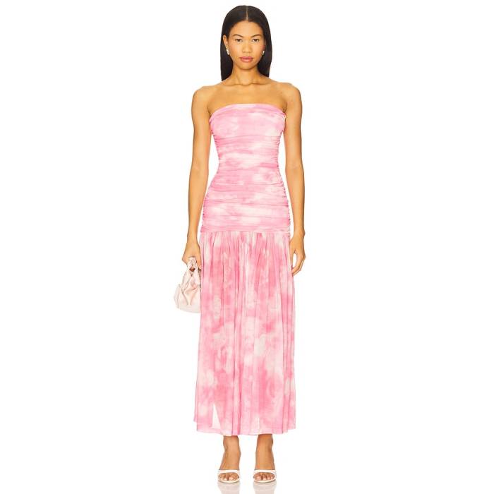 バルドット Bardot 【 Solana Mesh Maxi Dress Women Pink Flora 】 ドレス レディース pink ピンク|スニケス