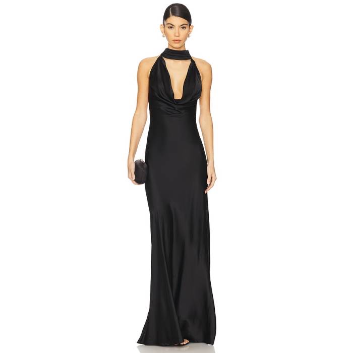 Stone Cold Fox 【 X Revolve Amelia Gown Women Black 】 レディース 黒色 ブラック|スニケス