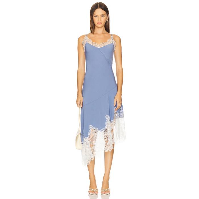 プラバルグルン Prabal Gurung 【 Bias Flare Hem Midi Dress Women Avio 】 御召しもの レディース