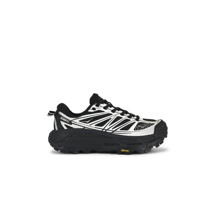 Hoka 【 Mafate Speed 2 Sneaker Women Black \u0026Amp; Silver 】 Speed 機敏さ 靴 スニーカー レディース 黒いこと 黒いこと Silver しろがね色・しろがね色