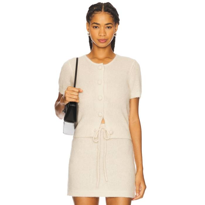 The Garment 【 Roma Mini Cardigan Women Beige 】 永遠の都 ジレー レディース ベージュ