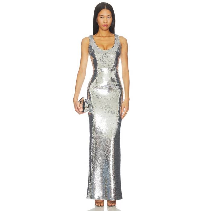 The New Arrivals By Ilkyaz Ozel 【 Manu Sequin Maxi Dress Women Infini 】 ドレス レディース｜スニケス