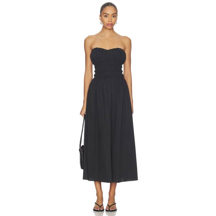 Caroline Constas 【 Ivette Dress Women Black 】 ドレス レディース 黒色 ブラック｜スニケス