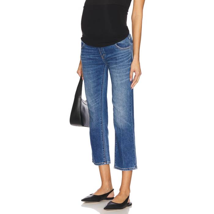 Hatch 【 The Over The Bump Straight Maternity Jeans Women Indigo 】 デニム レディース 藍色・インディゴ