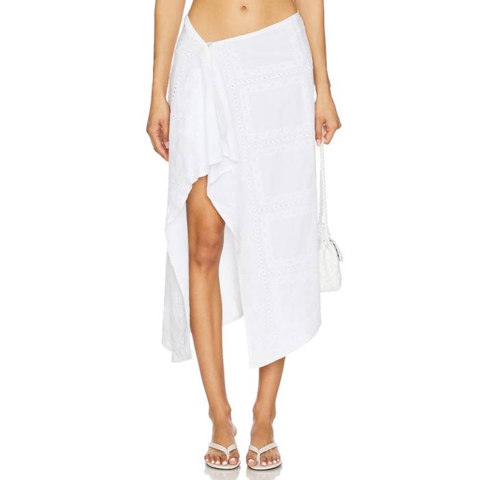 Sndys 【 Asta Handkerchief Skirt Women White 】 レディース 白色 ホワイト｜スニケス