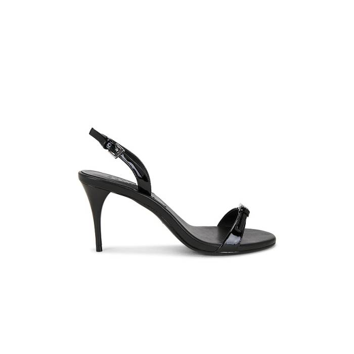 シュッツ Schutz 【 Aurora Sling Mid Sandal Women Black 】 ミッド レディース 黒いこと 黒いこと
