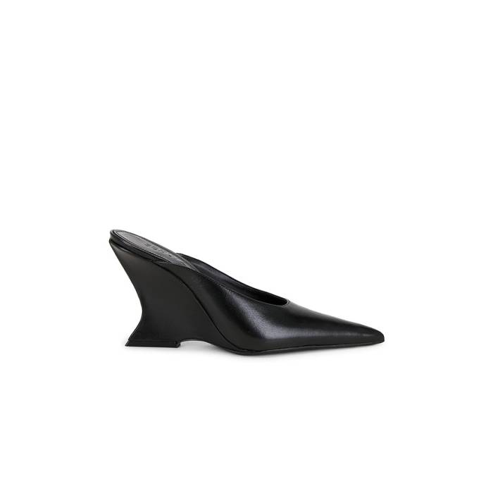 シュッツ Schutz 【 Siena Mule Pump Women Black 】 揚水機 レディース 黒いこと 黒いこと