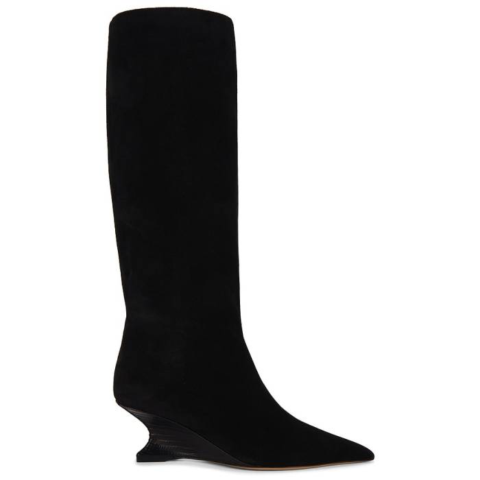 パリ テキサス Paris Texas 【 Nina Boot 50 Women Black \u0026Amp; Carbone 】 ブーツ レディース 黒色 ブラック