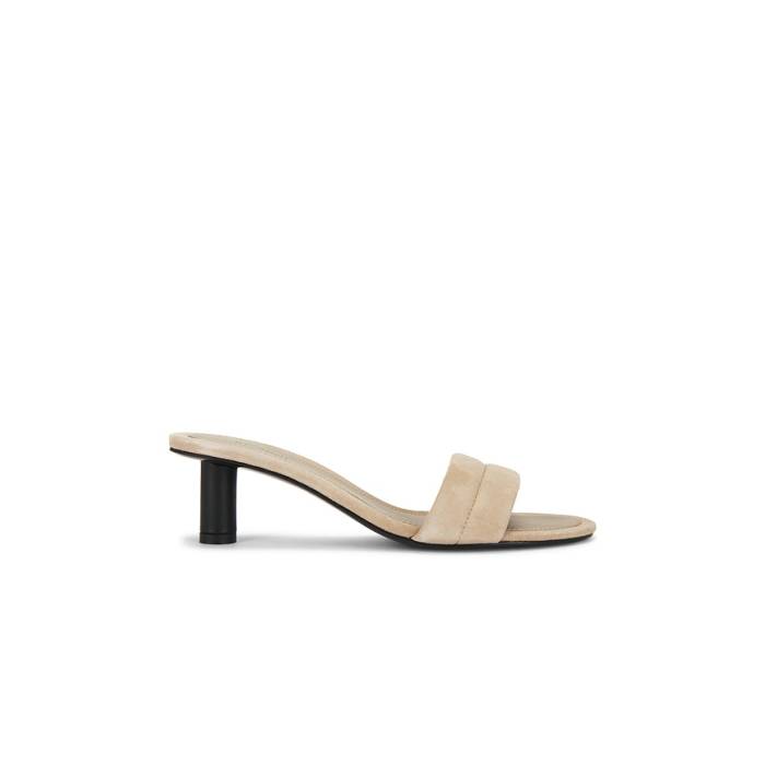 St. Agni 【 Suede Stitch Detail Heel Women Rock 】 スエード・スウェード 踵 レディース