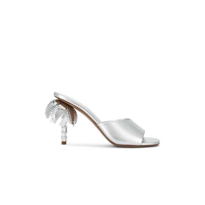 Duha 【 Palmira Mule Women Silver 】 レディース Silver しろがね色・しろがね色
