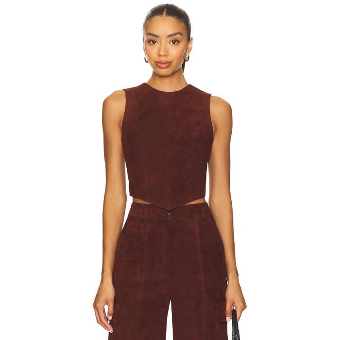 Zut 【 Sammy Suede Top Women Burgundy 】 スエード・スウェード レディース ぶどう酒色・バーガンディー