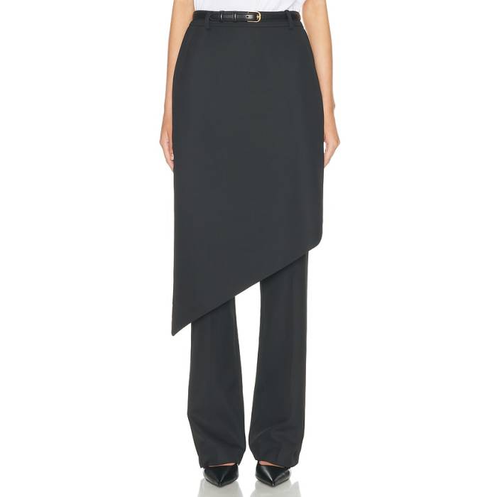 Helsa 【 Trouser With Attached Skirt Women Black 】 レディース 黒いこと 黒いこと