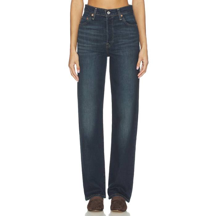 リーヴァイズジーンズ Levi\u0027s 【 Ribcage Full Length Straight Leg Jeans Women Find Them 】 デニム レディース パンツ-ボトムス-レディースファッション