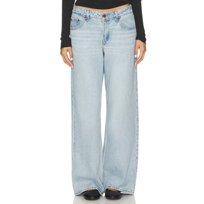 リーヴァイズジーンズ Levi\u0027s 【 Low Loose Jeans Women Blasted Stone Clean 】 デニム レディース