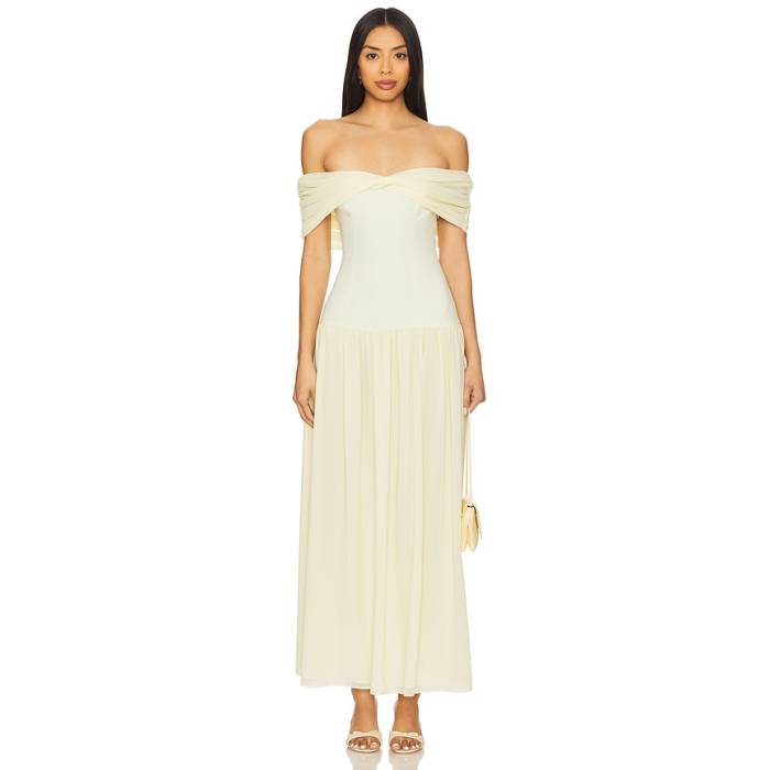 Lovers And Friends 【 Blake Maxi Dress Women Butter Yellow 】 ブレイク ドレス レディース yellow 黄色・イエロー|スニケス