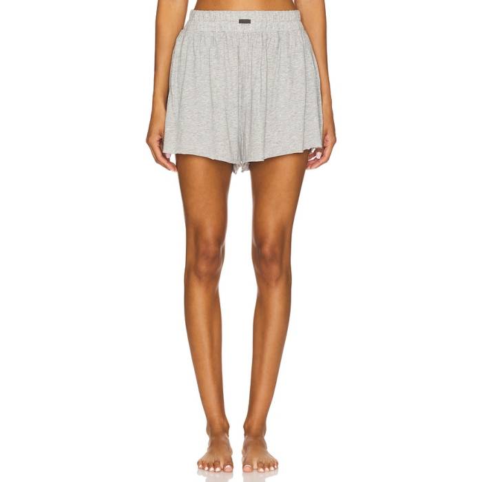 Lunya 【 Wide Leg Short Women Storm Grey Heather 】 レディース 薄墨色 薄墨色 heather ギョリュウモドキ