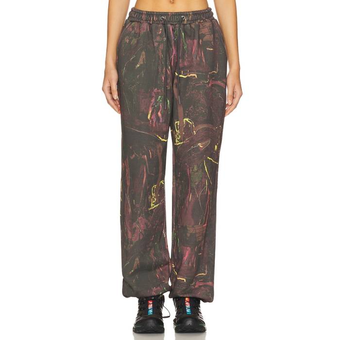 Yellow The Label 【 Everette Extra Baggy Jogger Women Subterrain 】 ジョガーパンツ レディース