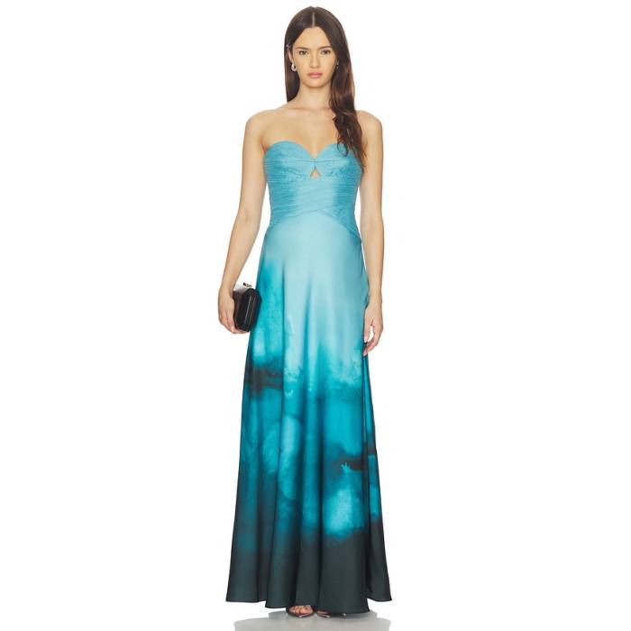 Amur 【 Cova Printed Gown Women River Walk 】 レディース ウォーク