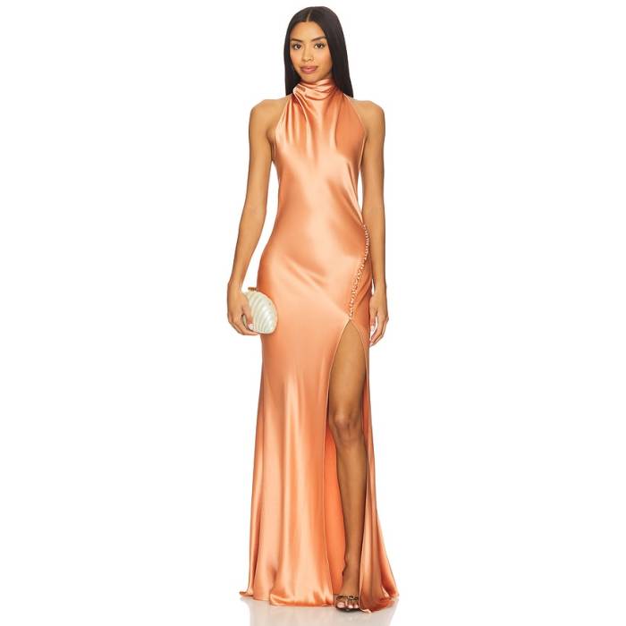 Sau Lee 【 Penelope Gown Women Terracotta 】 レディース