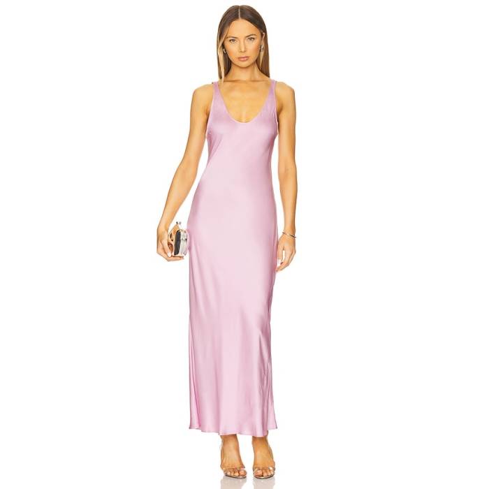 L\u0027agence 【 Akiya Tank Dress Women Mauve Mist 】 貯蔵タンクとっ始め 御召しもの レディース