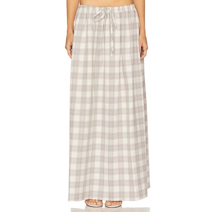 ライオネス Lioness 【 Sweet Escape Maxi Skirt Women Smoke Plaid 】 レディース｜スニケス