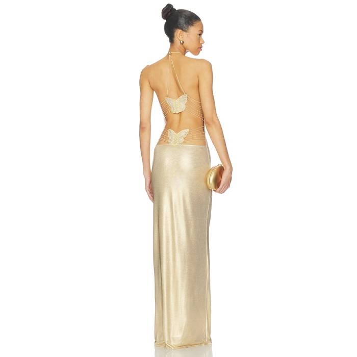 I.am.gia 【 Ellery Maxi Dress Women Gold 】 ドレス レディース ゴールド｜スニケス 28,015円